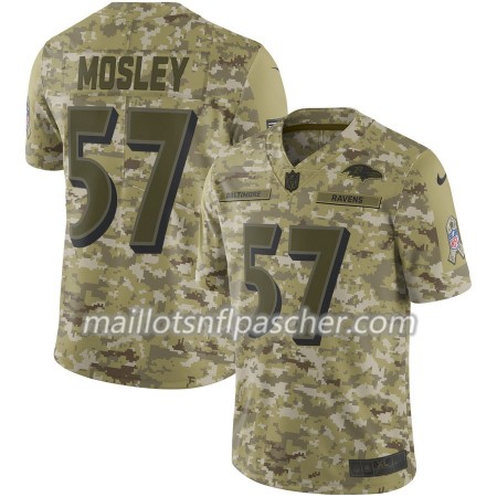 Maillot Baltimore Ravens C.J. Mosley 57 Nike Salute to Service - Homme